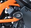 R&G CP0377BL Aero padací chrániče KTM RC 125/RC 200/RC 390 černé